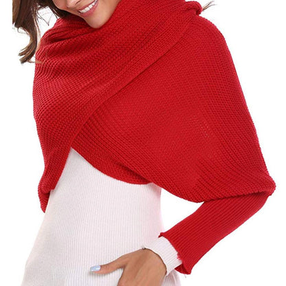 Sleeve Wool Scarf 2