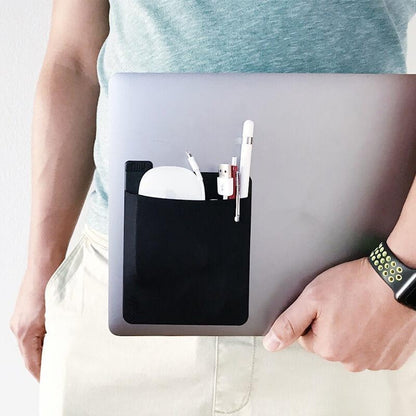 Adhesive Laptop Back Storage Bag 4