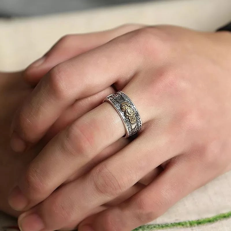 Feng Shui Pixiu Mantra Ring 5