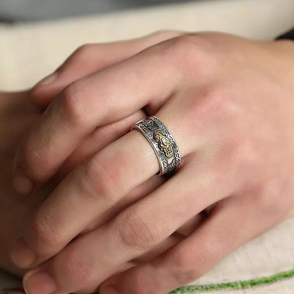 Feng Shui Pixiu Mantra Ring 5