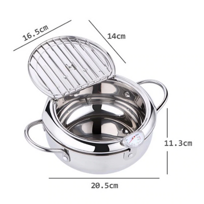 Japanese Style Deep Frying Pot Temperature Control 5