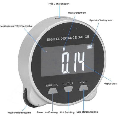 Digital Rechargeable Tape Measure – Smart High-Precision Measuring Tool 5