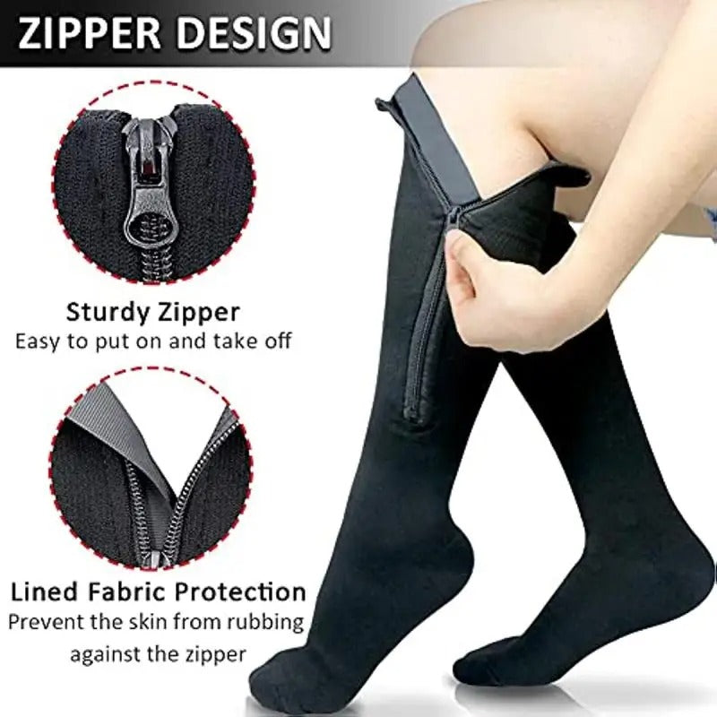 Zipper Compression Socks 5