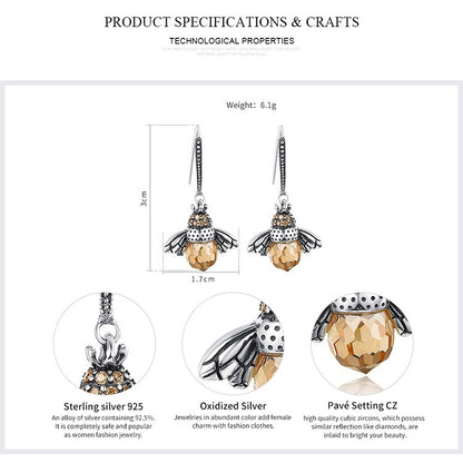 "Dancing Bee" Earrings 5