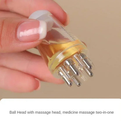 Hexagon Head Oil Applicator Comb Ball Massage Relaxation 5