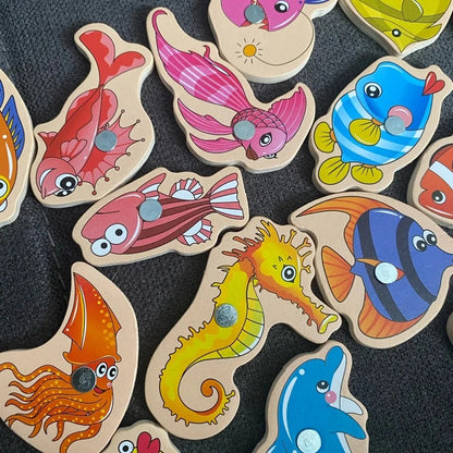 Montessori Fishing Game-51PCS No Bucket 5