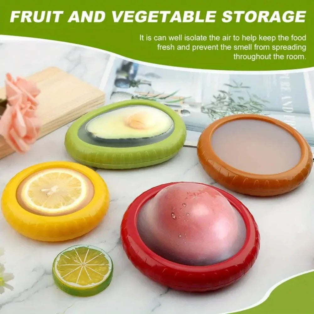 Reusable Silicone Food Saver Containers-SET of 4 5