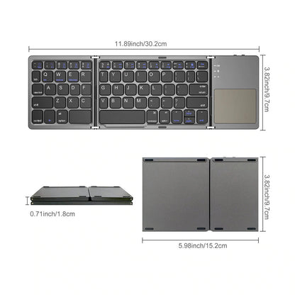 Wireless Bluetooth Foldable Keyboard 5