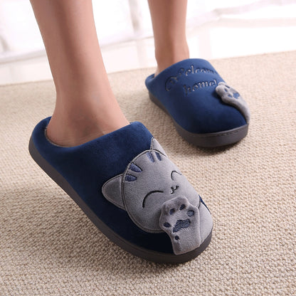 CUTE COZY CAT PAW SLIPPERS 5