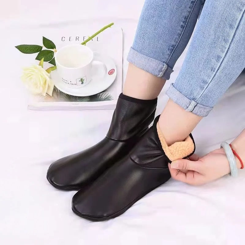 Warm Waterproof Leather Socks 5