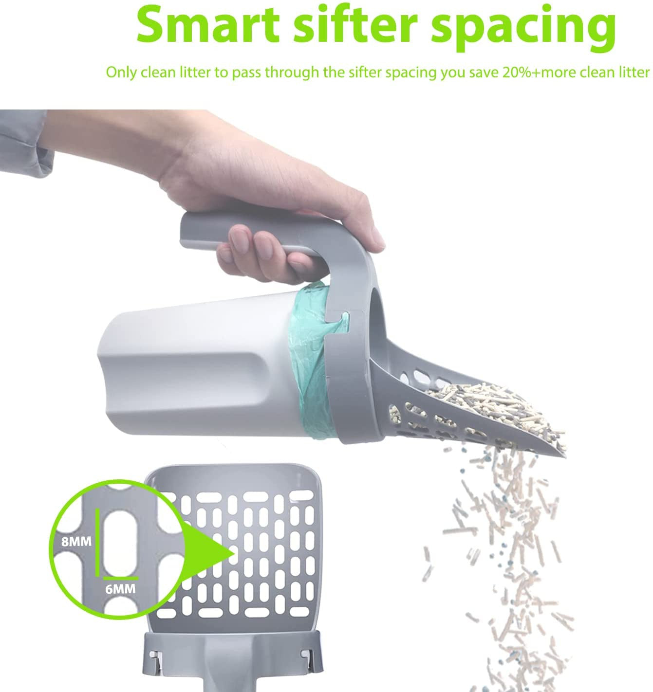 Kitty Litter Scoop Self-cleaning 5