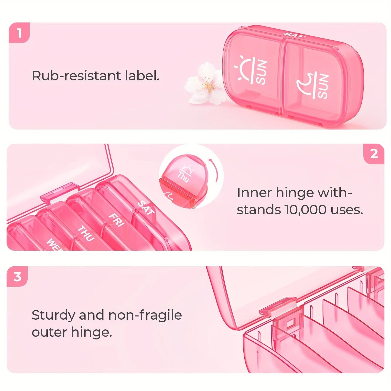 Weekly Pill Organizer 5