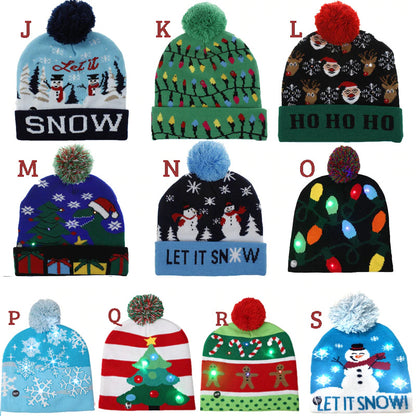 Christmas Theme LED Beanies 5