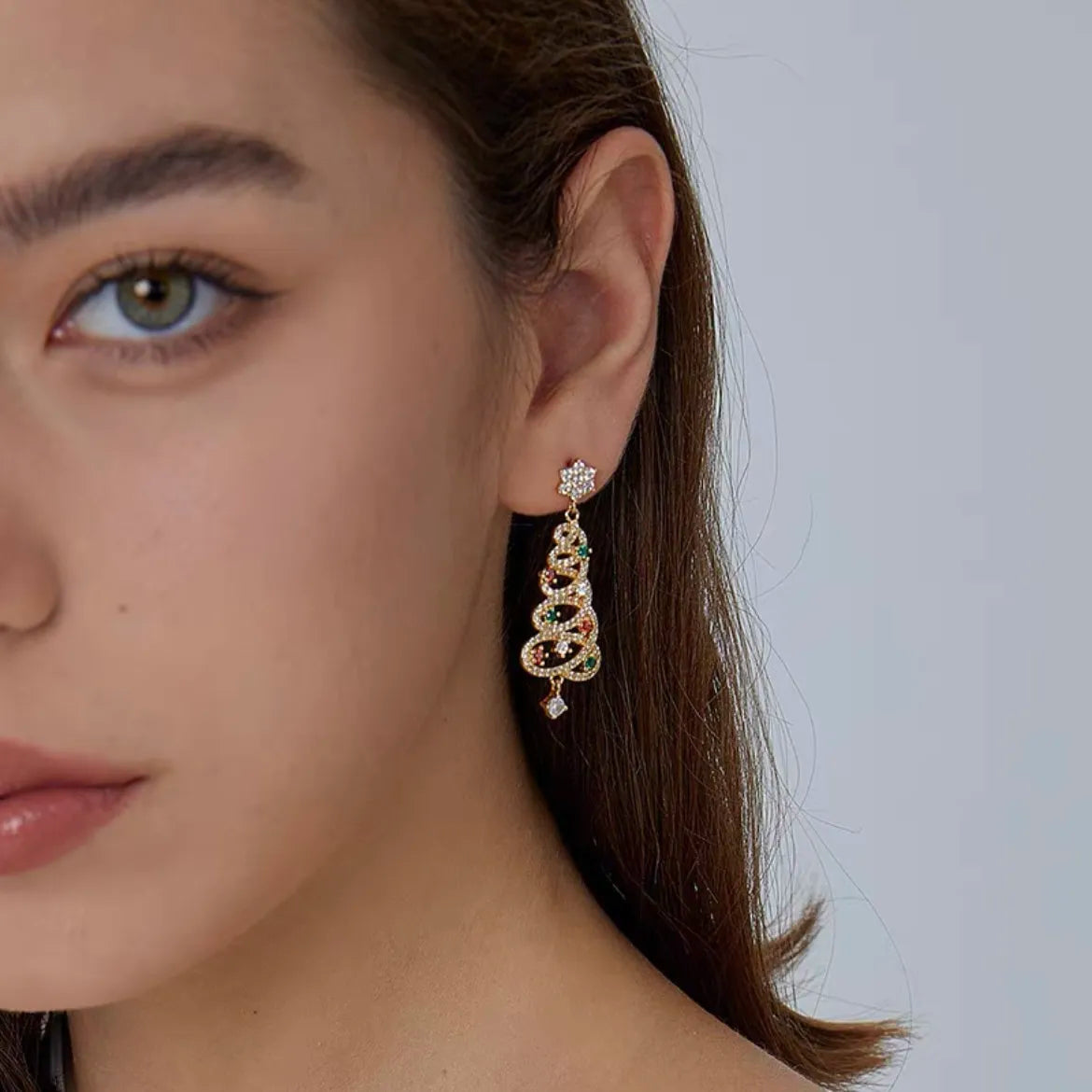 ✨SHINY CHRISTMAS TREE EARRINGS 5