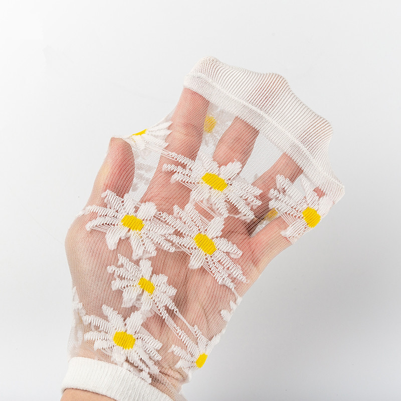 Translucent Daisy Socks (5 Pairs) 5