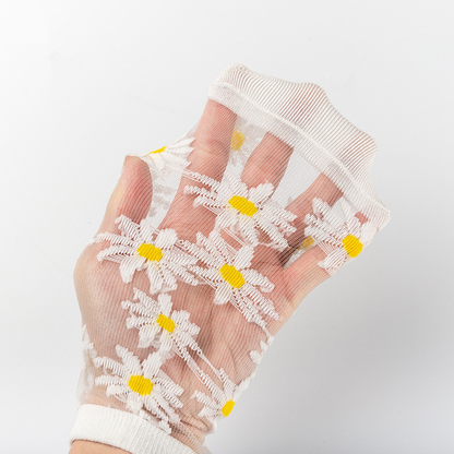 Translucent Daisy Socks (5 Pairs) 5