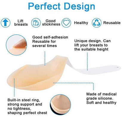 Comfortable Silicone Lift Adhesive Bra 5