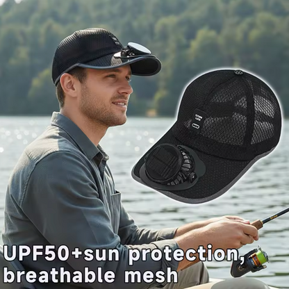 BreezeCool Solar Fan Cap 5