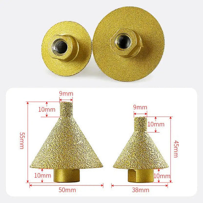 Diamond Beveling Chamfer Bit For Angle Grinders 5