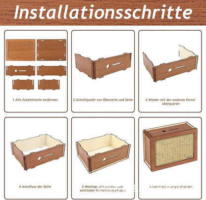 Cash Vault Wooden Savings Box 5