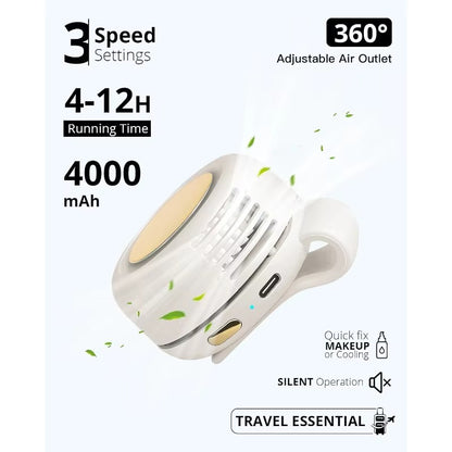 Portable Clip-On Bladeless Fan 5