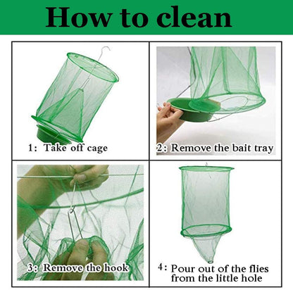 Reusable Fly Trap with Bait Tray 5