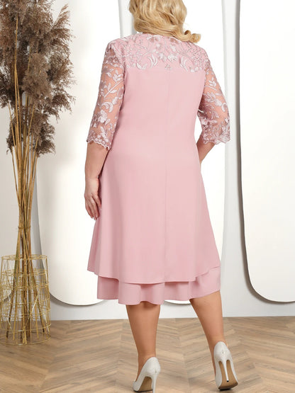 Sheer Breeze Layered Lace Dress 5