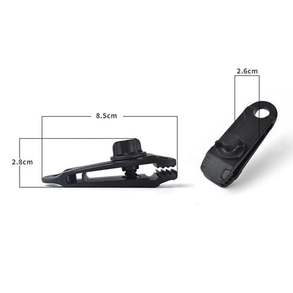 Heavy Duty Reusable Tent Tarp Tarpaulin Clips (5Pcs) 5