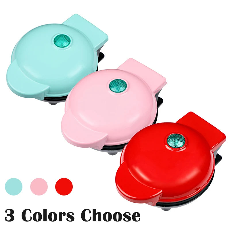 Round Non-Stick Electric Mini Waffle Maker Machine 5