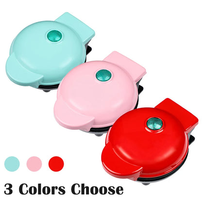 Round Non-Stick Electric Mini Waffle Maker Machine 5