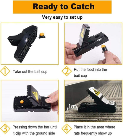 Highly Sensitive Reusable Mouse Trap 6/Pcs 5