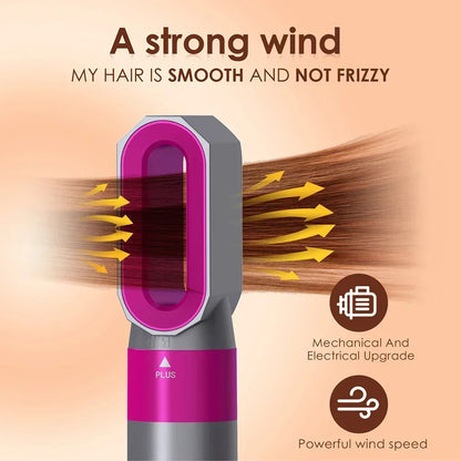 All in 1 Hair Styling Set – Hair Dryer, Straightener, Curling Iron & Hot Air Brush Combo 5 Pcs Set 5