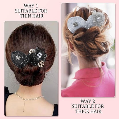 French Twister Sparkly Ball Clip & Hair Roller 5