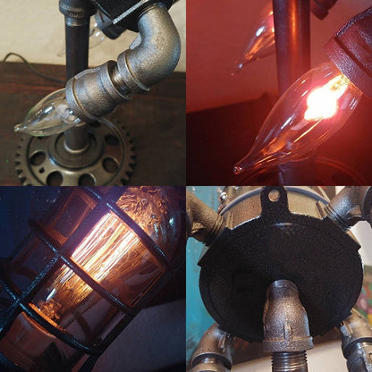 Steampunk Rocket Lamp 5