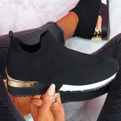 Elegant Elastic Slip-on Flat Shoes 5
