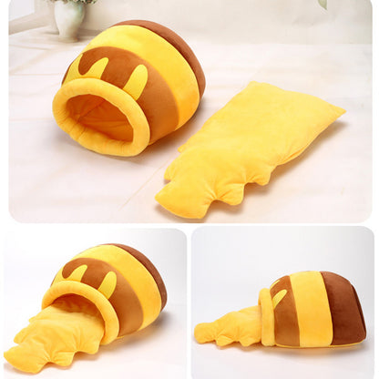 Comfy Honey Pot Pet Plush Bed 5