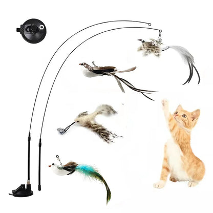 Interactive Bird Simulation Cat Toy Set 5