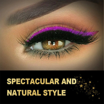 Reusable Glitter Eyeliner Eyelash Stickers 5