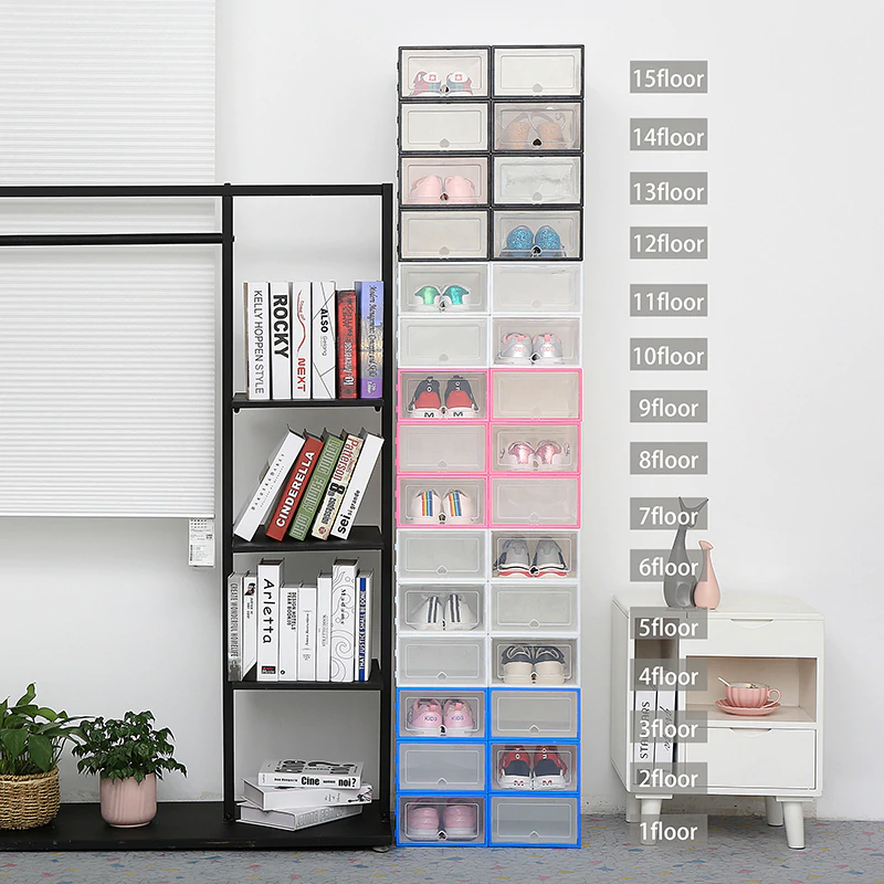 Transparent Drawer Shoes Box 5