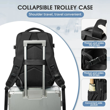 Vacuum Travel Backpack - Large Carry On Bag Flight Approved 5