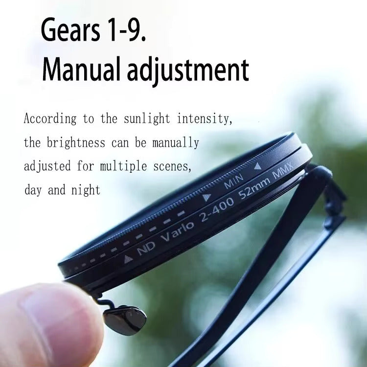 Adjustable Dimming Sunglasses – Retro Round Polarized UV400 Shades for Men & Women 5
