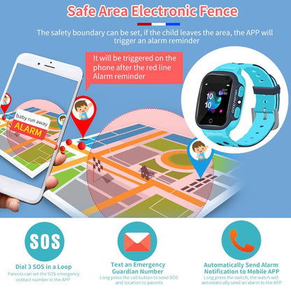 Kids GPS Tracker SOS Smartwatch 5