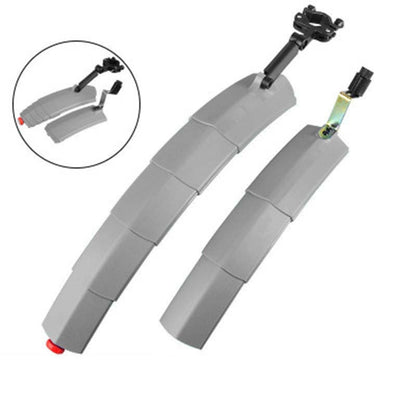 Bicycle retractable mudguard-super pressure resistant, with taillights 5
