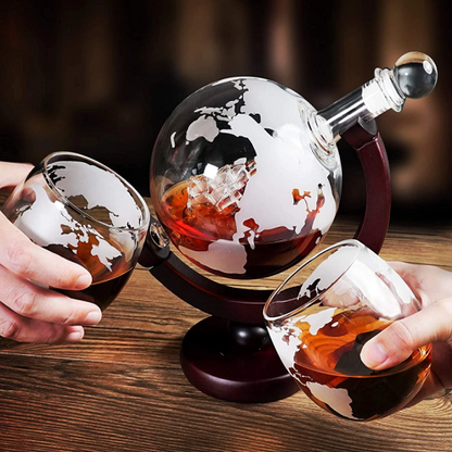 GLOBE DECANTER WITH SHIP 5