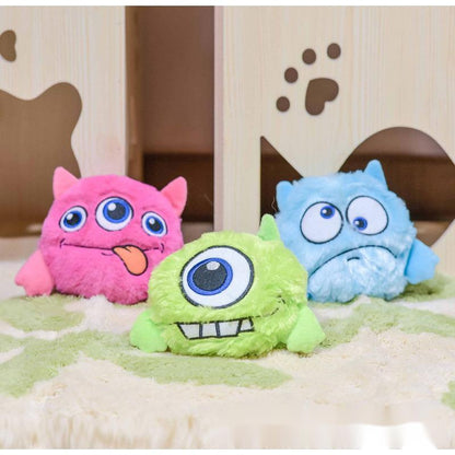 Interactive Monster Plush Giggle Ball Dog Toy 5