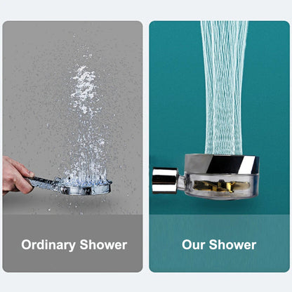 360 Propeller High Pressure Shower Head 5