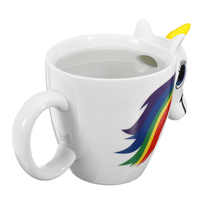 Color Changing Rainbow Unicorn Mug 4