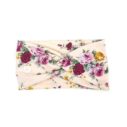 Fashion comfortable Button Headbands 2pcs 5