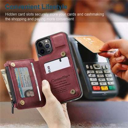 Luxury Genuine Leather Phone Wallet Case 5