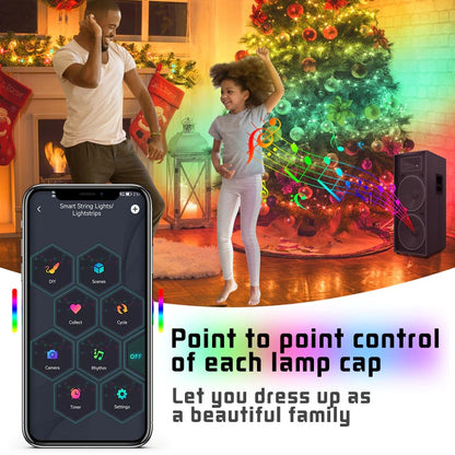 Christmas Tree RGB Lights Smart Bluetooth Control 5